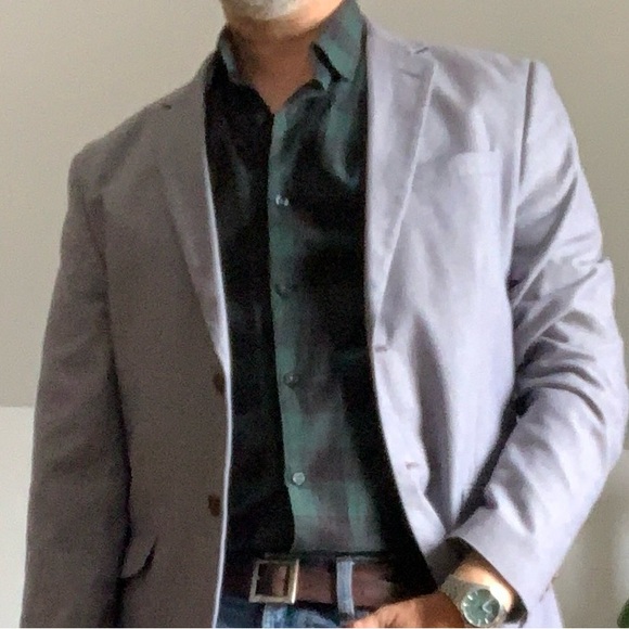 Green button down shirt Simons - Picture 2 of 3